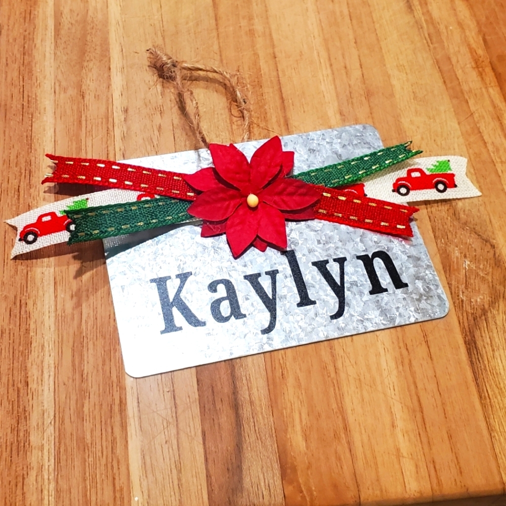 Personalized Christmas ornament